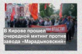 В Кирове прошел очередной митинг против завода «Марадыковский»