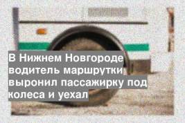 В Нижнем Новгороде водитель маршрутки выронил пассажирку под колеса и уехал