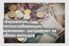 «Кировскую теплоснабжающую компанию» оштрафуют за обман жильцов