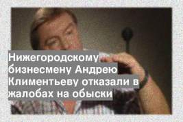 Нижегородскому бизнесмену Андрею Климентьеву отказали в жалобах на обыски