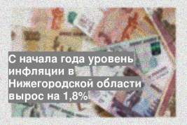 С начала года уровень инфляции в Нижегородской области вырос на 1,8%