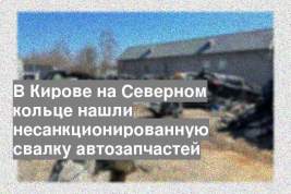 В Кирове на Северном кольце нашли несанкционированную свалку автозапчастей