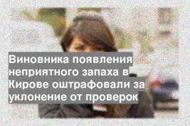 Виновника появления неприятного запаха в Кирове оштрафовали за уклонение от проверок